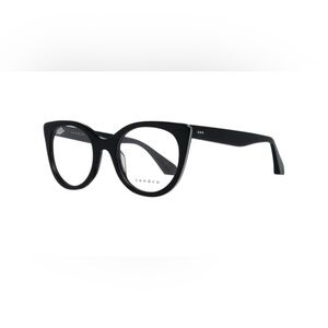 Sandro SD2007 Black Cat-Eye Glasses Sz: 50-21-140